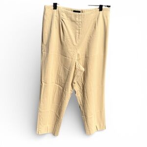 Josephine Chaus Woman Tan Stretch Slacks – Size 18